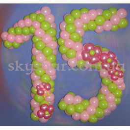 Опция Цифра из шаров "Торжество" – фото 5 Опция Цифра из шаров "Торжество" – фото 5