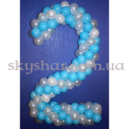 Опция Цифра з кульок "Небо" – фото 6 Опция Цифра з кульок "Небо" – фото 6