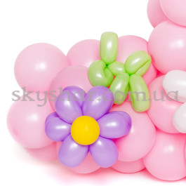 Цифра из шаров для девочки "Весеннее очарование" – фото 3