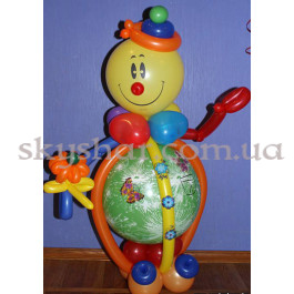 Опция Фигура из шаров "Клоун маленький" – фото 2 Опция Фигура из шаров "Клоун маленький" – фото 2