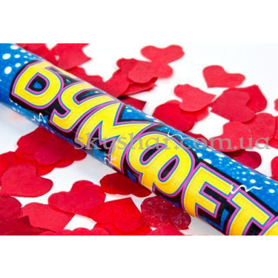 Хлопавка Серця червоні 60 см – фото 1