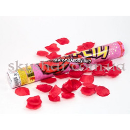 Хлопушка Лепестки роз красные 40 см – фото 25