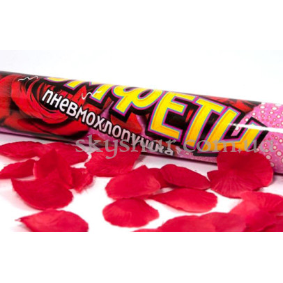Хлопавка Пелюстки троянд червоні 40 см – фото 1