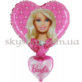 Опция Фольгована кулька "Барбі із серцем" – фото 5