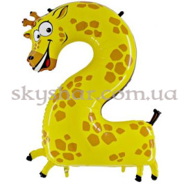 Опция Фольгована цифра "2" у вигляді жирафа – фото 15
