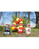 Фольгированная цифра "4" в виде питона Каа – фото 3