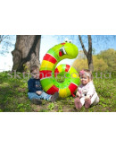 Фольгована цифра "6" у вигляді гусіні – фото 3