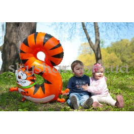 Фольгована цифра "8" у вигляді кота – фото 19