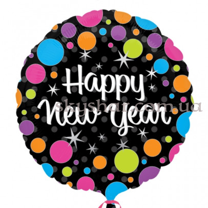 Шар с гелием "New Year's Горошек" – фото 1