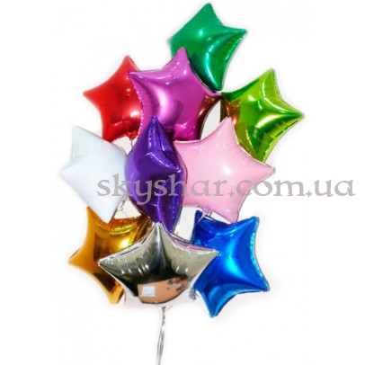 Фольговані зірки ненадуті – фото 1