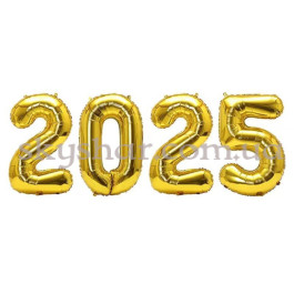 Опция Цифри кульки 2025 Золоті – фото 3