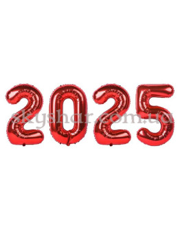 Опция Цифри кульки 2025 Червоні – фото 1 Опция Цифри кульки 2025 Червоні – фото 1