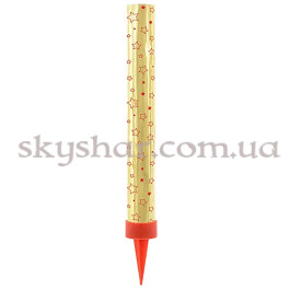 Опция Свічка салют на торт 1 шт. 12 см Золота – фото 1