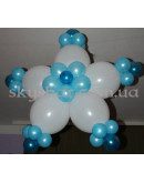 Сніжинка з кульок – фото 2