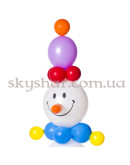 Фигура из шаров "Снеговик в шапочке" – фото 3