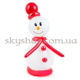 Фигура из шаров "Маленький снеговик" – фото 9