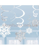 Спіраль Сніжинки 46-60 см 12 шт. – фото 2