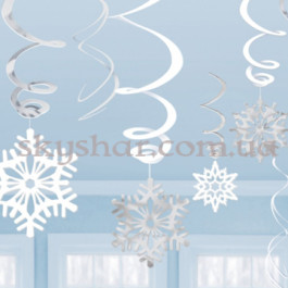 Опция Спіраль Сніжинки 46-60 см 12 шт. – фото 4