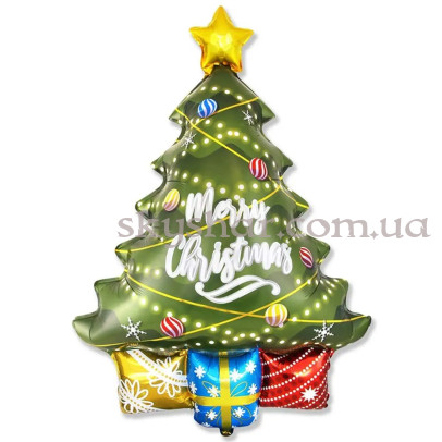 Фольгированный шар "Рождественская елка" – фото 1 Фольгированный шар "Рождественская елка" – фото 1