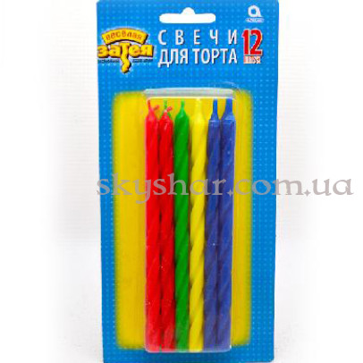 Свечи для торта "Спираль мульти"  – фото 1