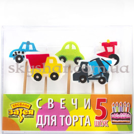Опция Свічки для торта на піках "Машинки" – фото 17