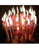 Свічки для торта з підставками 8,5 см 12 шт. – фото 4