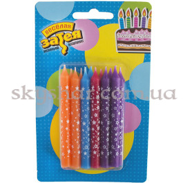 Опция Свічки для торта "Зірки" 12 шт. – фото 2 Опция Свічки для торта "Зірки" 12 шт. – фото 2