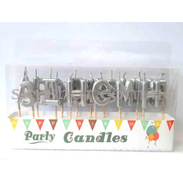 Опция Свечи буквы "З Днем Народження" Серебро – фото 10 Опция Свечи буквы "З Днем Народження" Серебро – фото 10