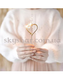 Бенгальские огни "Сердца золотистые" 16,5 см 2 шт. – фото 3