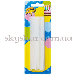 Опция Свічки для торта "Білі блискучі" 13,5 см 24 шт. – фото 18 Опция Свічки для торта "Білі блискучі" 13,5 см 24 шт. – фото 18