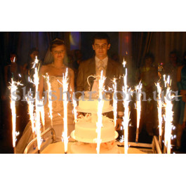 Опция Cвеча Фонтан для торта высокая 23 см 1 шт. Золото – фото 5 Опция Cвеча Фонтан для торта высокая 23 см 1 шт. Золото – фото 5