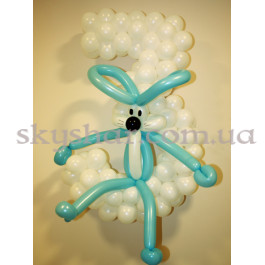 Опция Цифра з кульок "З Зайченям" – фото 19