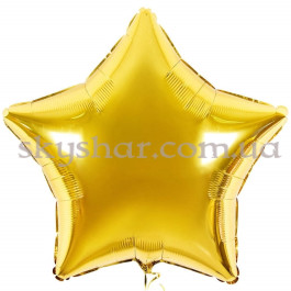 Опция Фольгована кулька "Зірка золота" 46 см – фото 2