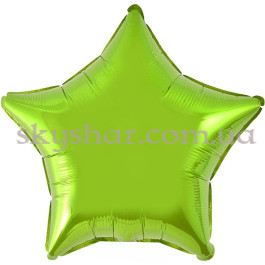 Опция Фольгована кулька "Зірка салатова" 46 см – фото 17