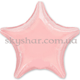 Опция Фольгована кулька "Зірка рожева металік" 46 см – фото 22
