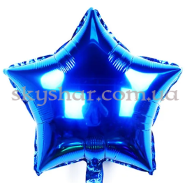 Опция Фольгована кулька "Зірка синя" 46 см – фото 9