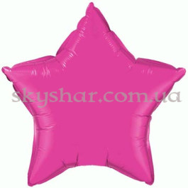 Опция Фольгована кулька "Зірка фуксія" 46 см – фото 26
