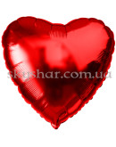 Фольгированный шар "Сердце красное" 46 см – фото 2