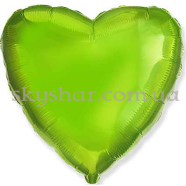 Опция Фольгована кулька "Серце лайм" 46 см – фото 9