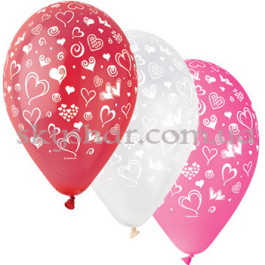 Опция Гелієві кульки "Серця і завитки" (30 см)  – фото 10