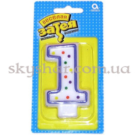 Опция Свічка-цифра "1" Горошок – фото 23