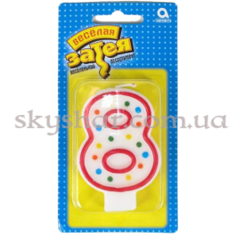 Опция Свеча -цифра "8" Горошек – фото 9 Опция Свеча -цифра "8" Горошек – фото 9