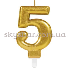 Опция Свічка-цифра "5" Золота – фото 24