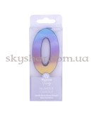 Свічка -цифра "0" Омбре райдужне – фото 3 Свічка -цифра "0" Омбре райдужне – фото 3