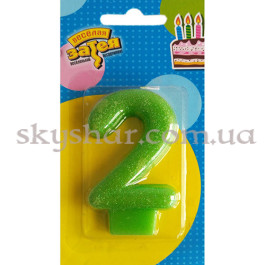 Опция Свеча-цифра "2" Блеск – фото 9 Опция Свеча-цифра "2" Блеск – фото 9