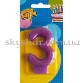 Опция Свеча-цифра "3" Блеск – фото 10 Опция Свеча-цифра "3" Блеск – фото 10