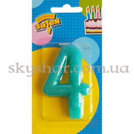 Опция Свеча-цифра "4" Блеск – фото 11 Опция Свеча-цифра "4" Блеск – фото 11