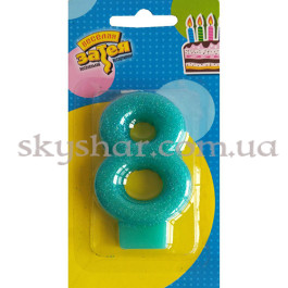 Опция Свічка-цифра "8" Блиск – фото 1 Опция Свічка-цифра "8" Блиск – фото 1