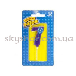 Опция Свеча-цифра "7" Шарик – фото 1 Опция Свеча-цифра "7" Шарик – фото 1