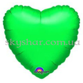Опция Фольгированный шар "Сердце салатовое" 46 см – фото 11
